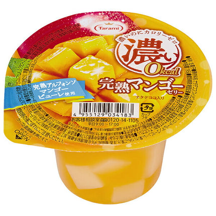 Tarami Dark 0kcal Ripe Mango Jelly 195g x 24 (6 x 4) pieces [Shipped in Japan]