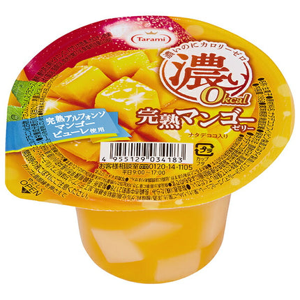 Tarami Dark 0kcal Ripe Mango Jelly 195g x 24 (6 x 4) pieces [Shipped in Japan]