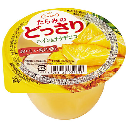 Tarami Tarami's Dossari Pine & Nata de Coco 230g x 24 (6 x 4) pieces [Shipped in Japan]