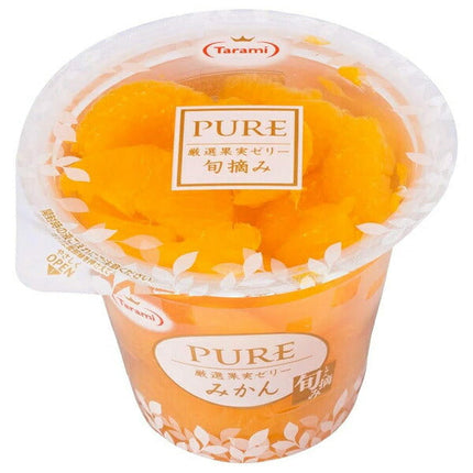 Tarami PURE Mikan Jelly 270g x 18 (6 x 3) pieces [Shipped in Japan]