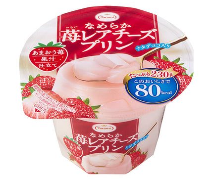 Tarami pudding au fromage saignant aux fraises et onctueux 80kcal 230g x 24 (6 x 4) morceaux 