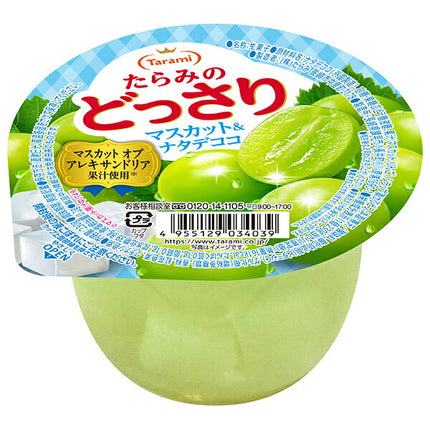 Tarami Tarami's Dossari Muscat & Nata de Coco 230g x 24 (6 x 4) pieces [Shipped in Japan]