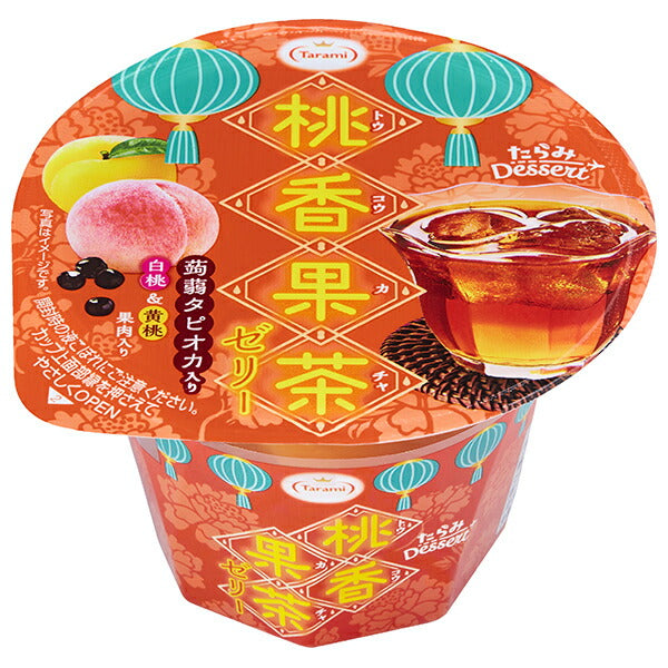 Gelée de thé à la fleur de pêcher Tarami Dessert 230 g x 24 (6 x 4) pièces 