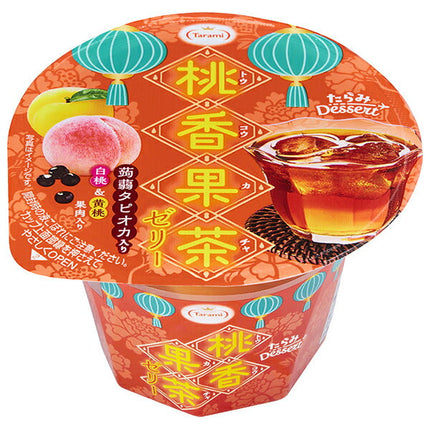 Tarami Dessert Peach Blossom Tea Jelly 230g x 24 (6 x 4) pieces 