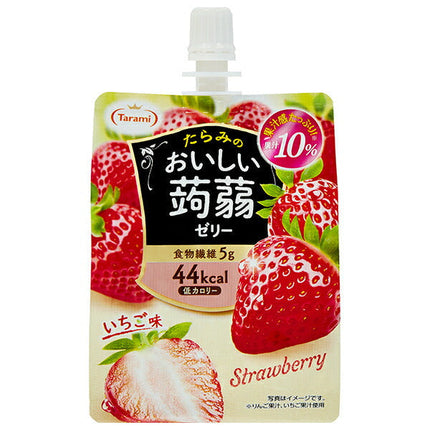 Tarami Delicious Konjac Jelly Strawberry Flavor 150g Pouch x 30 Pieces [Shipped in Japan]