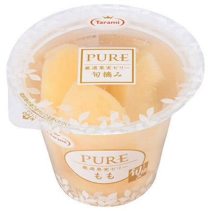 Tarami PURE Peach Jelly 270g x 18 (6 x 3) pieces 