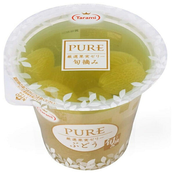 Tarami PURE Grape Jelly 270g x 18 (6 x 3) pieces [Shipped in Japan]