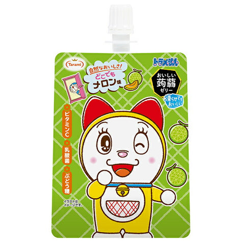 Tarami Doraemon Delicious Konjac Jelly Melon Flavor 130g Pouch x 30 Pieces [Shipped in Japan]
