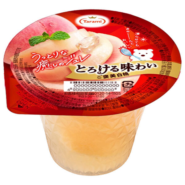 Tarami Melting Flavor Reward Pêche Blanche 200g x 24 (6 x 4) pièces 