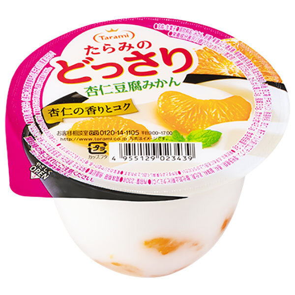 Tarami Tarami Dossari Amande Tofu Mandarine Orange 230g x 24 (6 x 4) pièces 