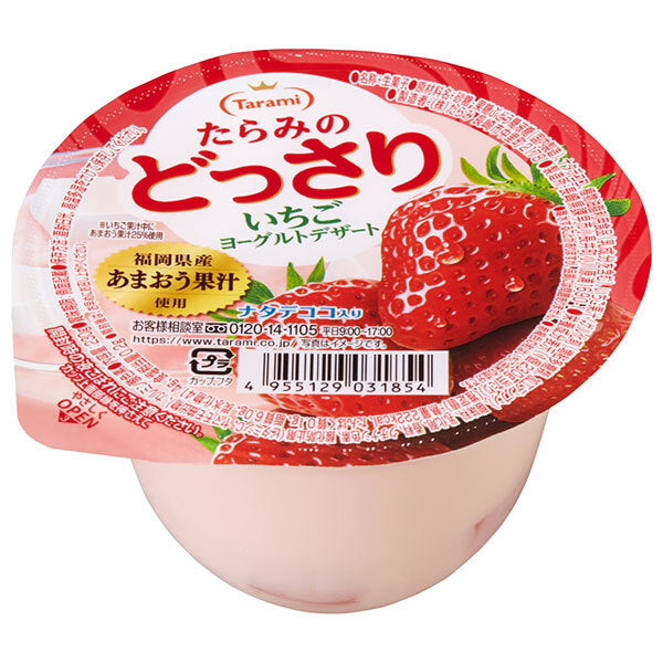 Tarami Dossari Strawberry Yogurt Dessert 230g x 24 (6 x 4) [Ships from Japan]