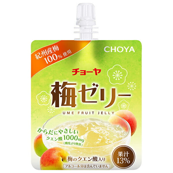 Choya Umeshu Plum Jelly 180g pouch x 30 pieces [shipped in Japan]