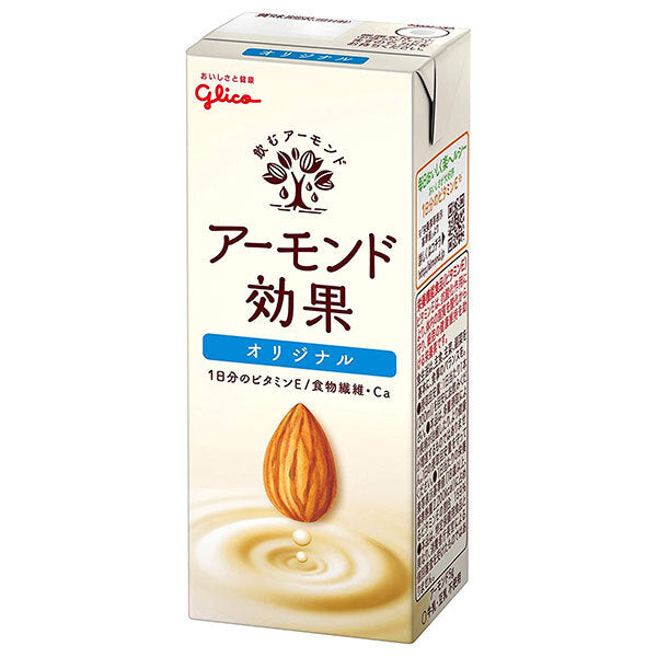 Glico Dairy Foods, Almond Effect Original, 200ml en carton, lot de 24.