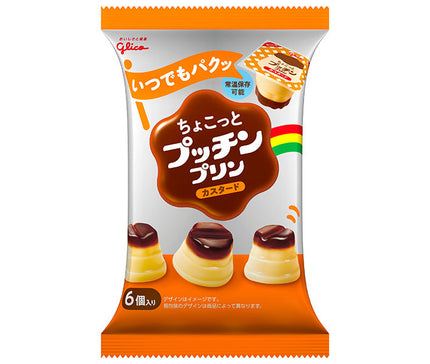 Glico Dairy Chokotto Pucchin Pudding Custard 120g (20g x 6 pieces) x 12 pieces 