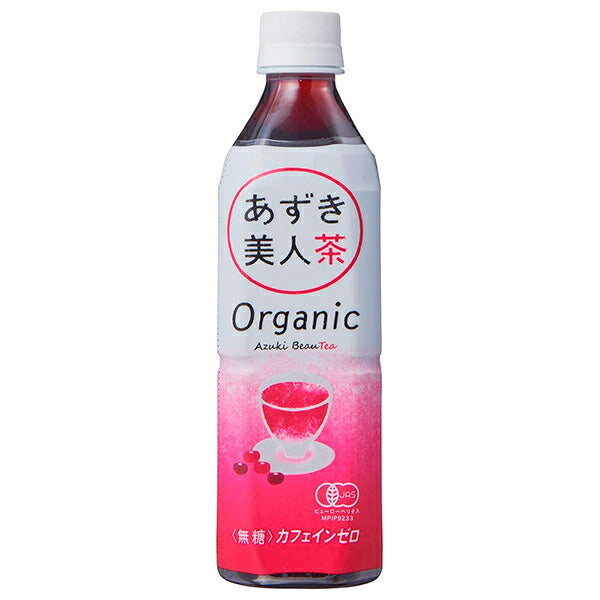 Endo Seian Organic Azuki Bean Tea 500ml PET x 24 Bottles [Ships from Japan]