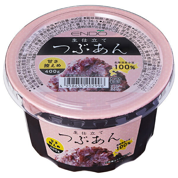 Endo Seian raw bean paste cup 400g x 18 (6 x 3) pieces [shipped in Japan]
