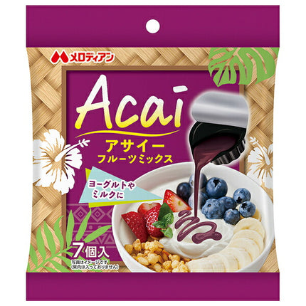 Melodian Acai Fruit Mix (14 g x 7 cups) x 20 bags [Ships from Japan]