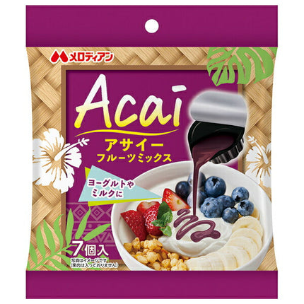 Melodian Acai Fruit Mix (14g x 7 pieces) x 20 bags [shipped in Japan]