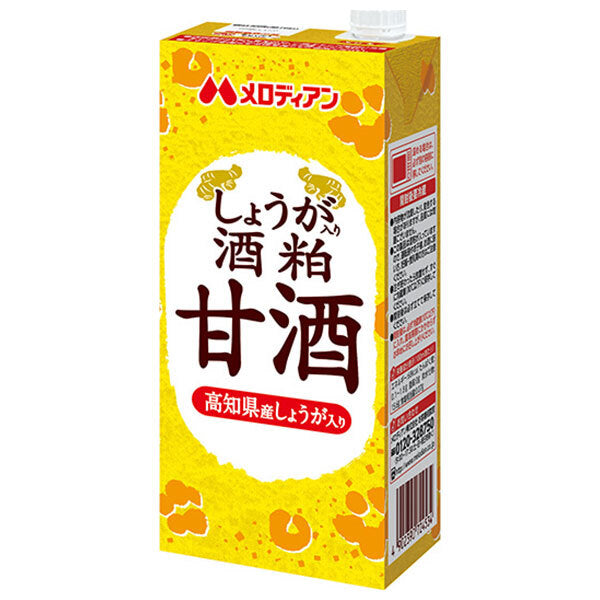 Melodian Sake lie amazake au gingembre paquet papier 1000ml x 6 pièces 