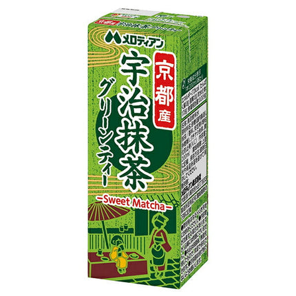 Melodian Green Tea 200ml paper pack x 24 bottles 