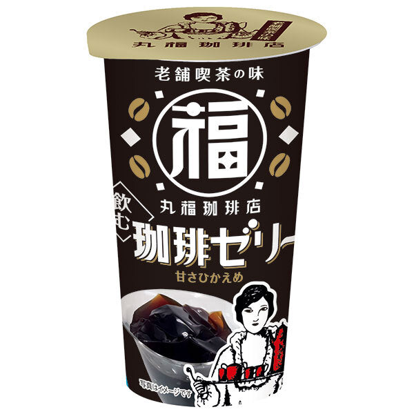 Melodian Drinking coffee jelly supervised by Marufuku Coffee Shop 200g x 24 (12 x 2) [Shipped in Japan]