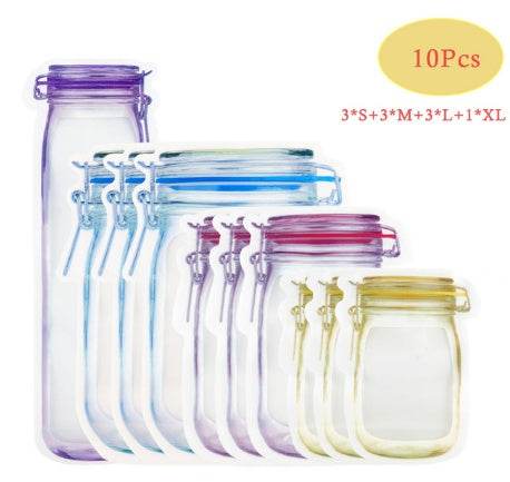Reusable Snack Bag Biscuit seal Bag