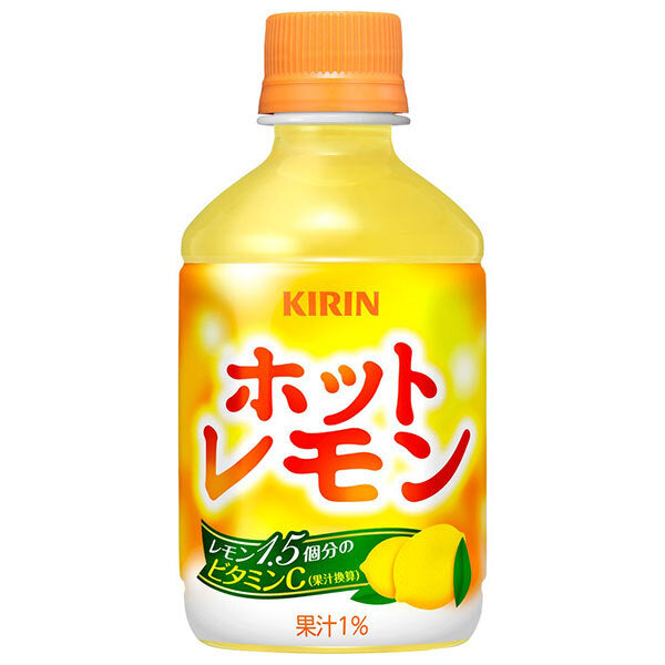 Kirin [For HOT] Hot Lemon 280ml plastic bottle x 24 pieces [Shipped in Japan]