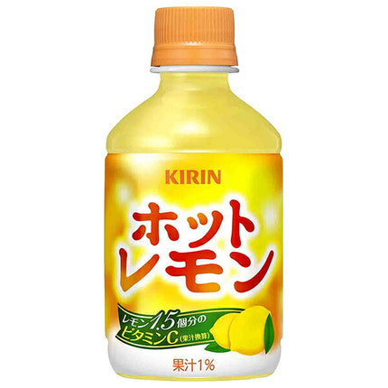 Kirin Hot Lemon 280ml PET Bottles x 24 [Ships from Japan]