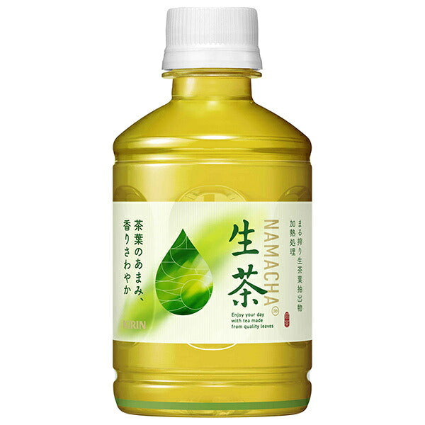 Kirin Nama-cha Hot & Cold Green Tea Beverage 280ml PET Bottles x 24 [Ships from Japan]