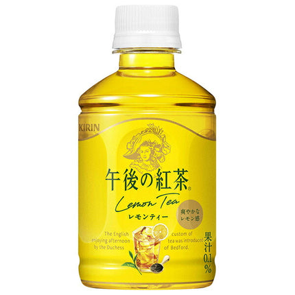 Kirin Afternoon Tea Lemon Tea 280ml plastic bottle x 24 pieces [shipped in Japan]