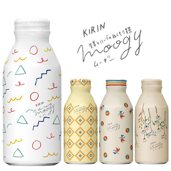 Kirin Ginger and Herb Warm Barley Tea Moogy Nice to meet you BOX 375g bottle can x 24 pieces [Shipped in Japan]