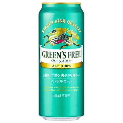 Kirin GREENS FREE 500ml can x 24 bottles [shipped in Japan]