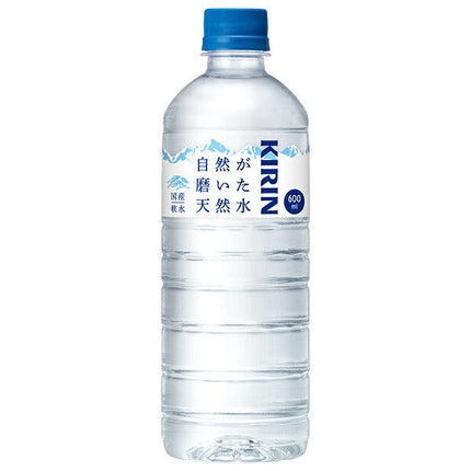 Kirin Natural Water Polished by Nature 600ml PET bottles x 24 bottles [Shipped in Japan]