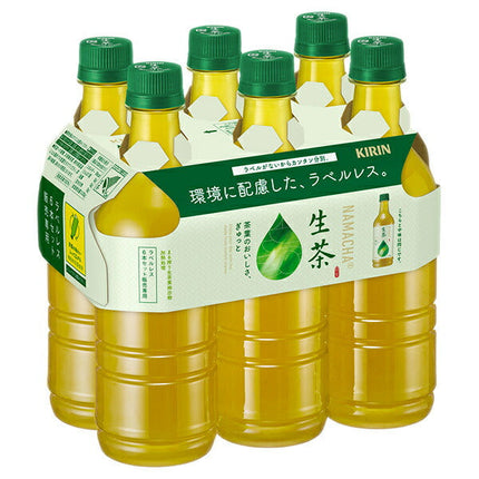 Kirin Namacha Labelless (pack de 6) Bouteille PET de 525 ml x 24 (6 x 4) bouteilles 