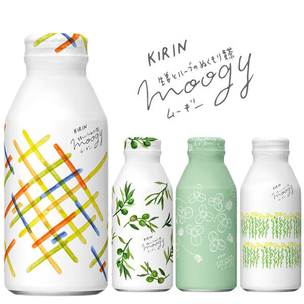 Kirin Ginger and Herb Warm Barley Tea Moogy Now BOX 375g Bottle Can x 24 Pieces [Shipped in Japan]