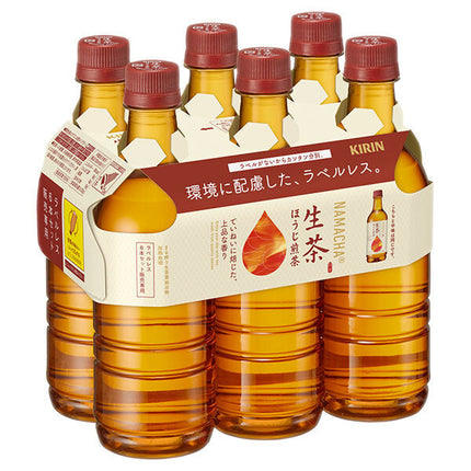 Kirin Namacha Hoji Sencha Labelless (6-pack) 525ml PET bottle x 24 (6 x 4) bottles 