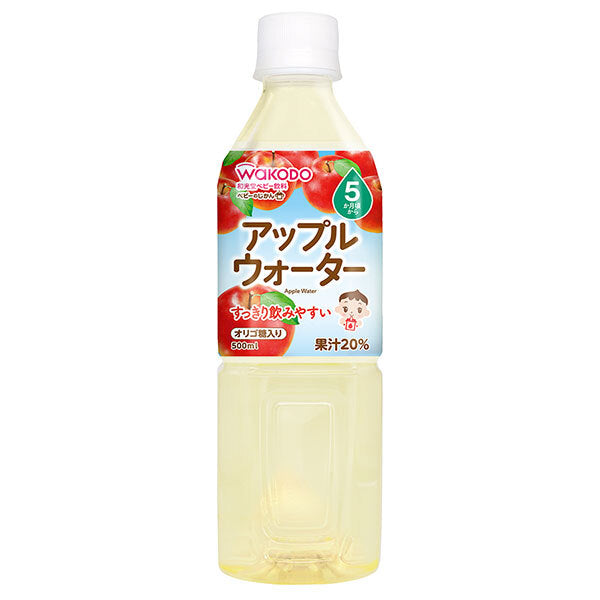 Asahi Foods Group Eau de pomme Wakodo Baby's Time Bouteille PET de 500 ml x 24 bouteilles 