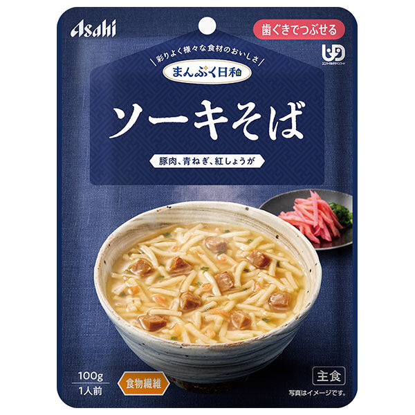 Asahi Group Foods Manpuku Weather Soki Soba 100g x 24 bags [shipped in Japan]
