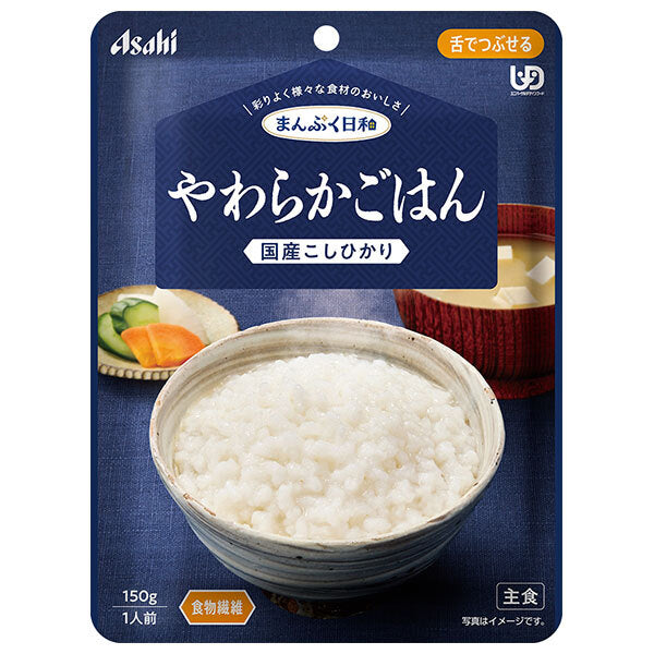 Asahi Group Foods Manpuku Weather Soft Rice 150g x 24 bags [shipped in Japan]
