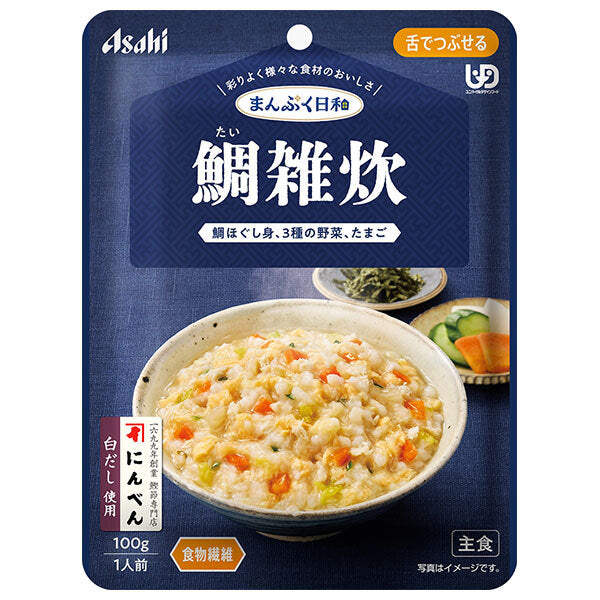 アサヒグループ食品 まんぷく日和 鯛雑炊 100g×24袋入【日本出荷】