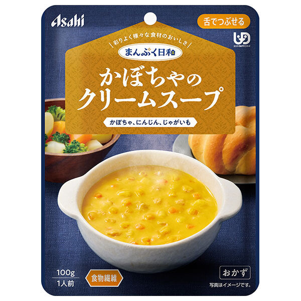 Asahi Group Foods Manpuku Weather Pumpkin Cream Soup 100g x 24 bags [Shipped in Japan]