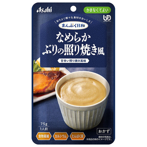 Asahi Group Foods Manpuku Weather Smooth Teriyaki Style 75g x 24 bags [Shipped in Japan]