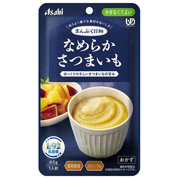 Asahi Group Foods Manpuku Biyori Smooth Sweet Potato 65g x 24 bags [Shipped in Japan]