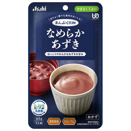 アサヒグループ食品 まんぷく日和 なめらかあずき 65g×24袋入【日本出荷】