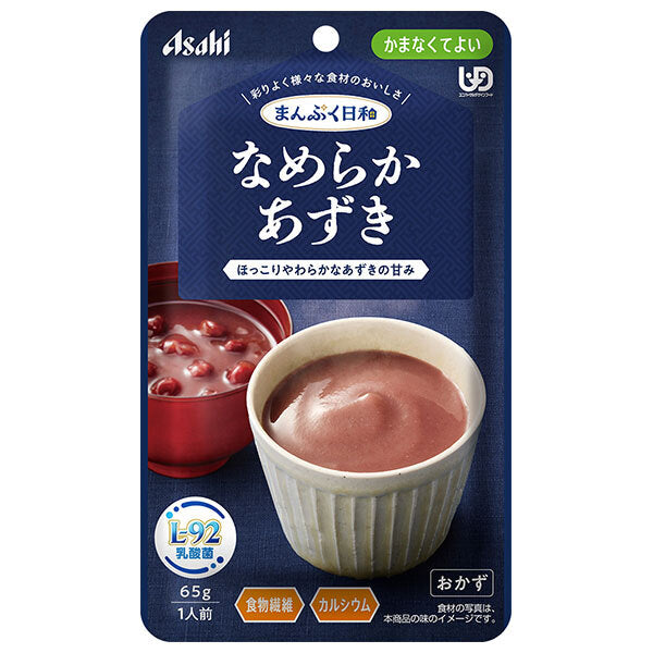 Asahi Group Foods Manpuku Biyori Smooth Azuki 65g x 24 bags [Shipped in Japan]