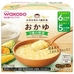 Wakodo Rice-Focused Baby Food Porridge with 3 Kinds of Vegetables, 2-Pack x 24 [Ships from Japan]