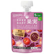 アサヒグループ食品 そのままBABY果実 りんご×ぶどう×もも 70gパウチ×24本入【日本出荷】