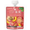 Asahi Group Foods Baby Fruit Puree - Apple x Banana x Strawberry, 70g Pouches x 24 [Ships from Japan]