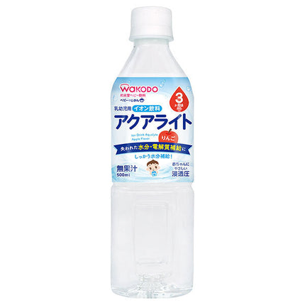 アサヒ食品グループ和光堂 ベビーのじかん アクアライト りんご 500mlペットボトル×24本入