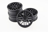 Gravity RC GRC129B GT Spoke Wheel (Black) (4)